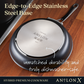 Anolon X Hybrid Stainless Steel Nonstick Induction Skillet 25cm