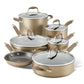 Anolon Advanced Home Nonstick 11 Piece Cookware Set Bronze